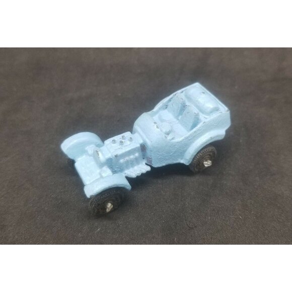 Tootsie Toy Die Cast Hot Rod Roadster T-Bucket Toy Car Robin's Egg Blue - Picture 1 of 7